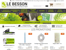 Tablet Screenshot of le-besson.com